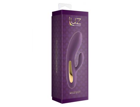 Wibrator króliczek Splendor silikonowy ToyJoy fioletowy USB 17 cm - 4