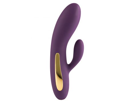 Wibrator króliczek Splendor silikonowy ToyJoy fioletowy USB 17 cm - 3