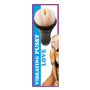 Masturbator latarka wagina cyberskin z wibracją Lyla biały - 6