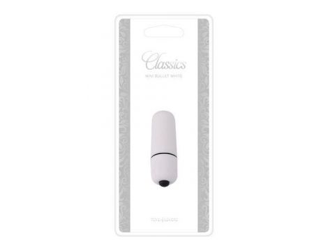 Mini wibrator bullet Toyz4lovers classics biały 5,5 cm wodoodporny