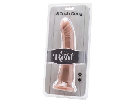 Dildo realistyczne Get Real ToyJoy 20 cm jasny odcień skóry - 3