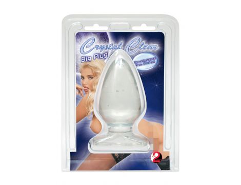 Korek analny przezroczysty Crystal 13 cm PVC - 2