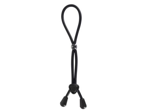 Pierścień erekcyjny Bad Kitty czarny silikon 38 cm - 3