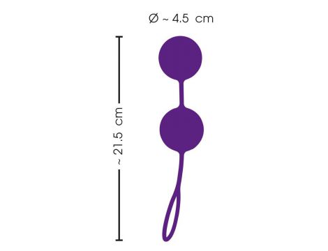Kulki miłości silikonowe XXL Sweet Smile 21,5 cm - 7