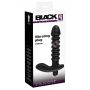 Wibrator analny silikonowy Black Velvets czarny 17 cm - 2