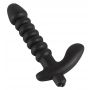 Wibrator analny silikonowy Black Velvets czarny 17 cm - 6