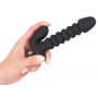 Wibrator analny silikonowy Black Velvets czarny 17 cm - 8