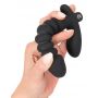 Wibrator analny silikonowy Black Velvets czarny 17 cm - 9
