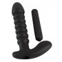 Wibrator analny silikonowy Black Velvets czarny 17 cm - 10