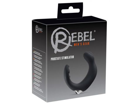 Stymulator prostaty i krocza Rebel kształt C silikonowy 20 cm