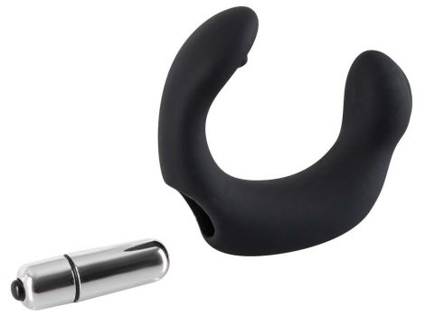 Stymulator prostaty i krocza Rebel kształt C silikonowy 20 cm - 11