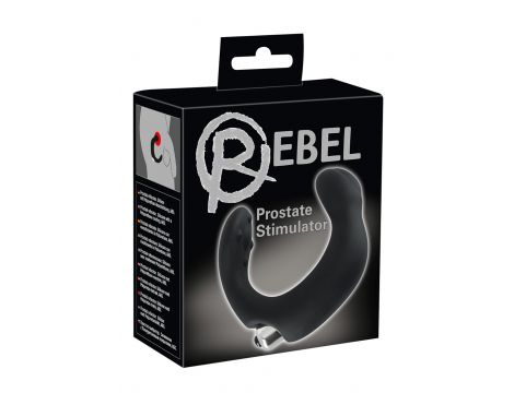 Stymulator prostaty i krocza Rebel kształt C silikonowy 20 cm - 2