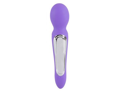Wibrator dwustronny Sweet Smile fioletowy USB 22 cm - 5