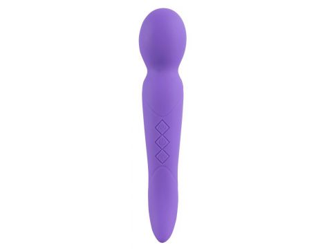 Wibrator dwustronny Sweet Smile fioletowy USB 22 cm - 7