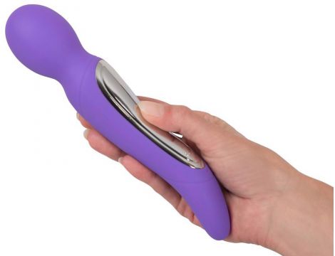 Wibrator dwustronny Sweet Smile fioletowy USB 22 cm - 10