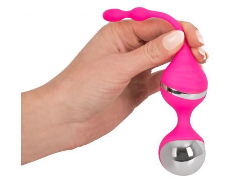 Kulki wibracyjne Sweet Smile różowe USB 18 cm - 6