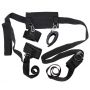 Zestaw bondage Bad Kitty BK czarny 155 cm - 5