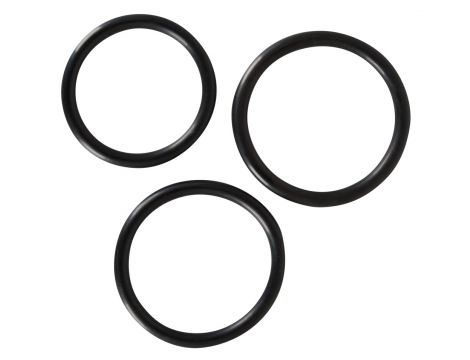 Uprząż do strap on You2Toys z trzema pierścieniami fioletowo czarna - 9