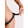 Uprząż strapon z obrączkami 4 5 6 cm You2Toys PU czarna - 10