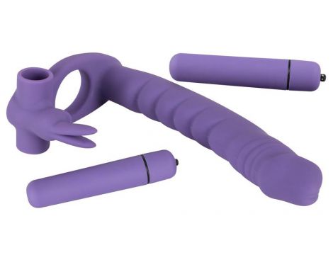 Pierścień wibrujący You2Toys silikonowy fioletowy 17 cm - 7