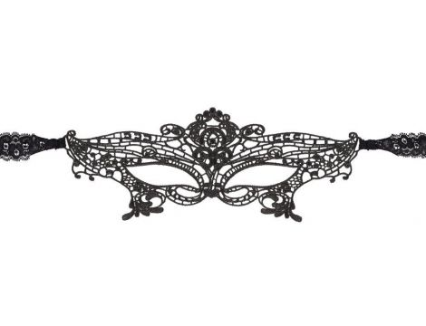 Haftowana koronkowa maska na oczy Cottelli Accessoires - 5