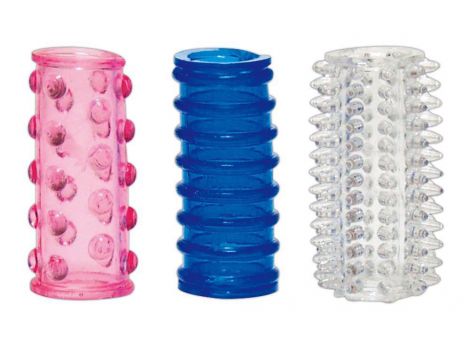 Silikonowe nakładki przelotowe Tokio You2Toys zestaw 3 4,5 cm - 3