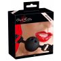 Knebel silikonowy Bad Kitty czarny 4 cm - 2