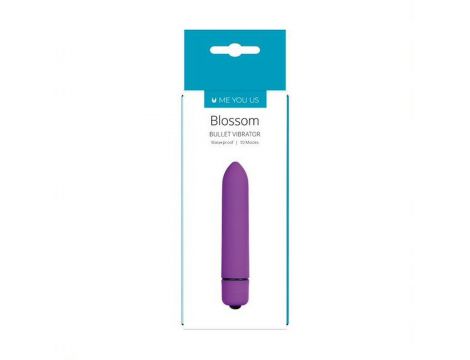 Mini wibrator Me You Us Blossom fioletowy 10 trybów - 2