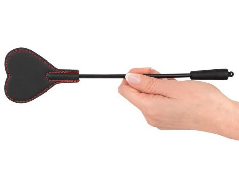 Mały czarny bicz z futrem Bad Kitty 25 cm - 5