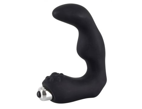 Masażer prostaty Rebel silikonowy 12 cm czarny srebrny - 4