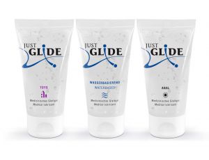 Zestaw lubrykantów Just Glide Waterbased Toys Anal 3x50ml