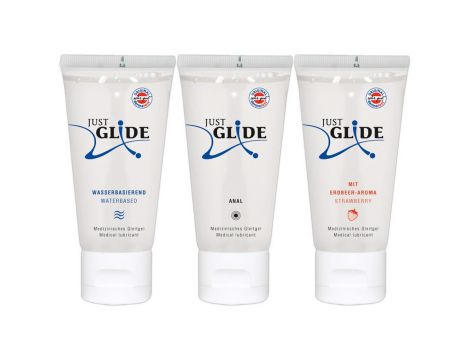 Zestaw lubrykantów Just Glide Waterbased Toys Anal 3x50ml - 3