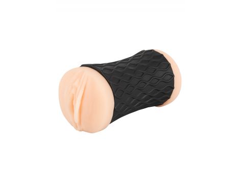 Masturbator Nature Skin z pochwą i odbytem skóra 14 cm - 3