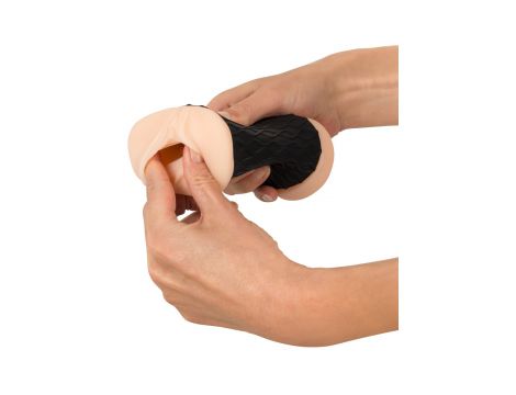 Masturbator Nature Skin z pochwą i odbytem skóra 14 cm - 9