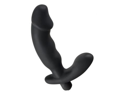 Wibrator analny Rebel czarny silikonowy 15 cm - 3
