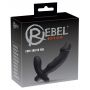 Wibrator analny Rebel czarny silikonowy 15 cm - 3