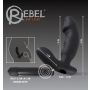 Wibrator analny Rebel czarny silikonowy 15 cm - 14