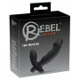Wibrator analny Rebel czarny silikonowy 15 cm - 2