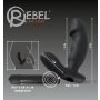 Wibrator analny Rebel czarny silikonowy 15 cm - 12