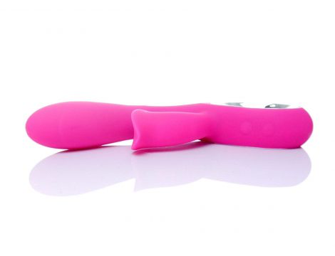 Wibrator punktu G silikonowy Lyla 12 funkcji USB różowy - 3