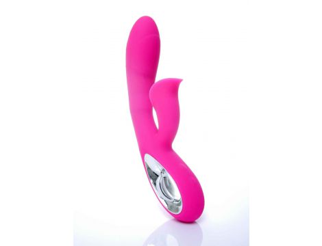 Wibrator punktu G silikonowy Lyla 12 funkcji USB różowy - 4