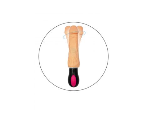 Wibrator rotujący Jupiter cyber skóra USB 12 funkcji - 2
