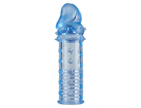 Przedłużka pogrubiająca Power Stud ToyJoy niebieska 15.5 cm - 2