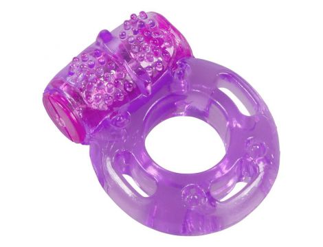 Pierścień wibrujący Butterfly Wings z wypustkami fioletowy You2Toys - 3