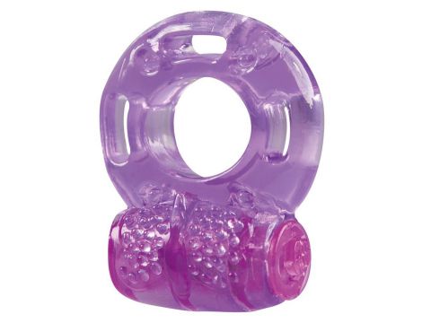 Pierścień wibrujący Butterfly Wings z wypustkami fioletowy You2Toys - 5