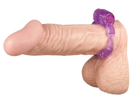 Pierścień wibrujący Butterfly Wings z wypustkami fioletowy You2Toys - 7