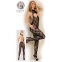 Bodystocking koronkowy bezopiersiowy NO:XQSE czarny S L - 16