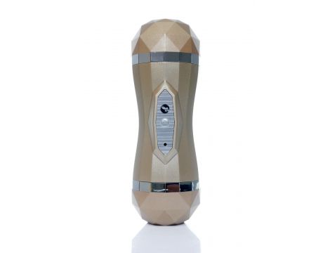 Podwójny realistyczny masturbator z ustami i waginą 35 funkcji USB - 3