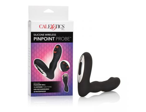 Sonda analna Calexotics Eclipse z rotującą kulką czarna - 8
