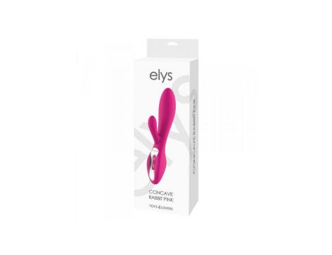 Wibrator króliczek Concave Rabbit Elys różowy USB wodoodporny